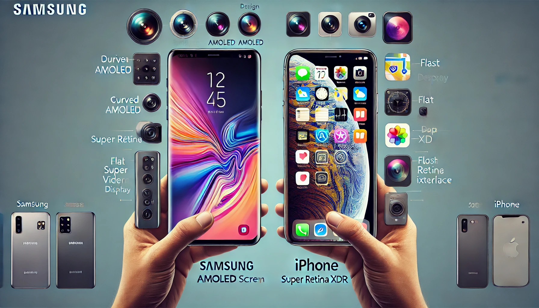 삼성폰과 아이폰비교