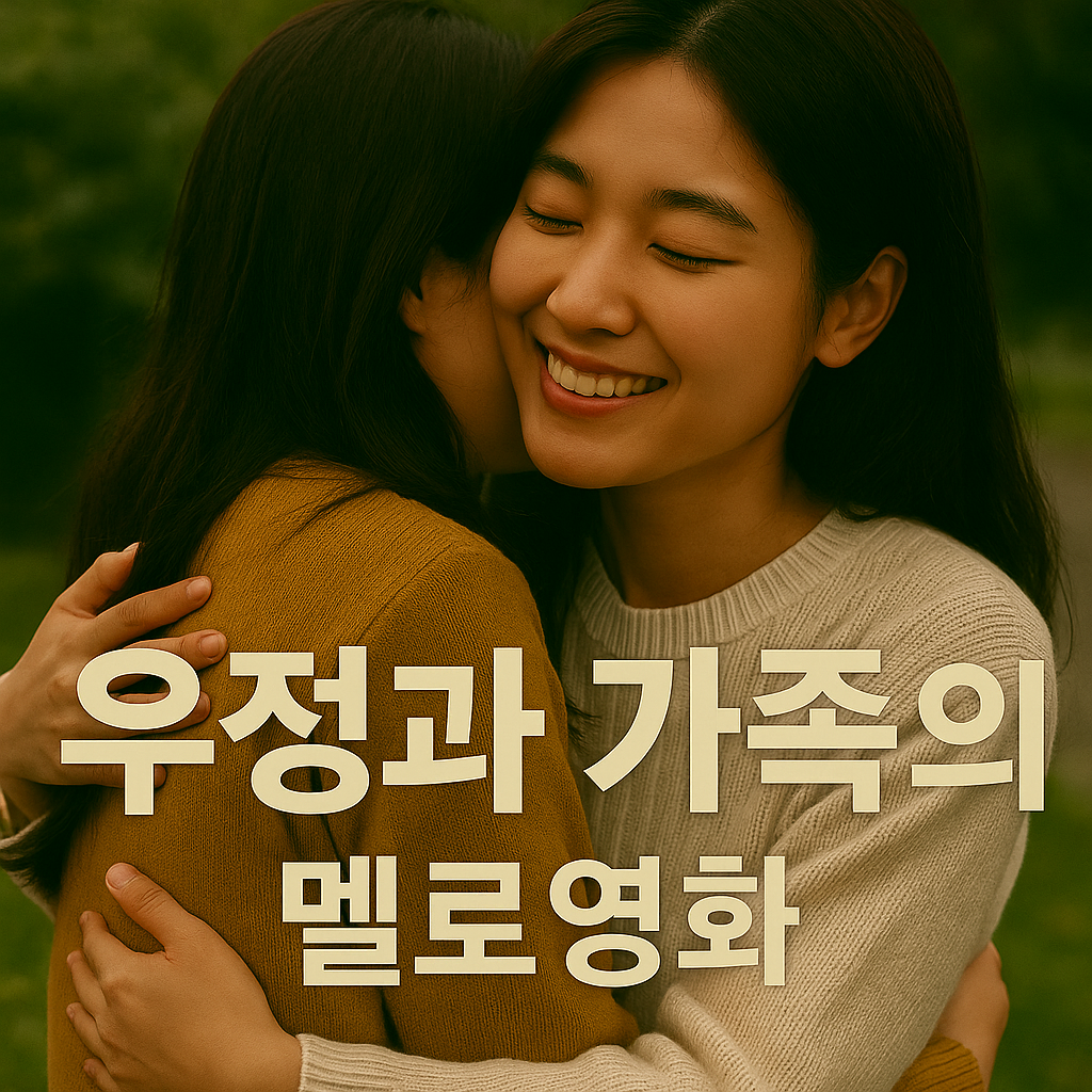 우정과 가족 중심 멜로영화 장면
