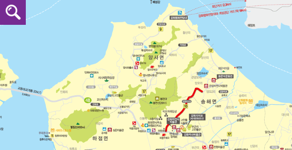 자전거코스(장정 ~ 양오)