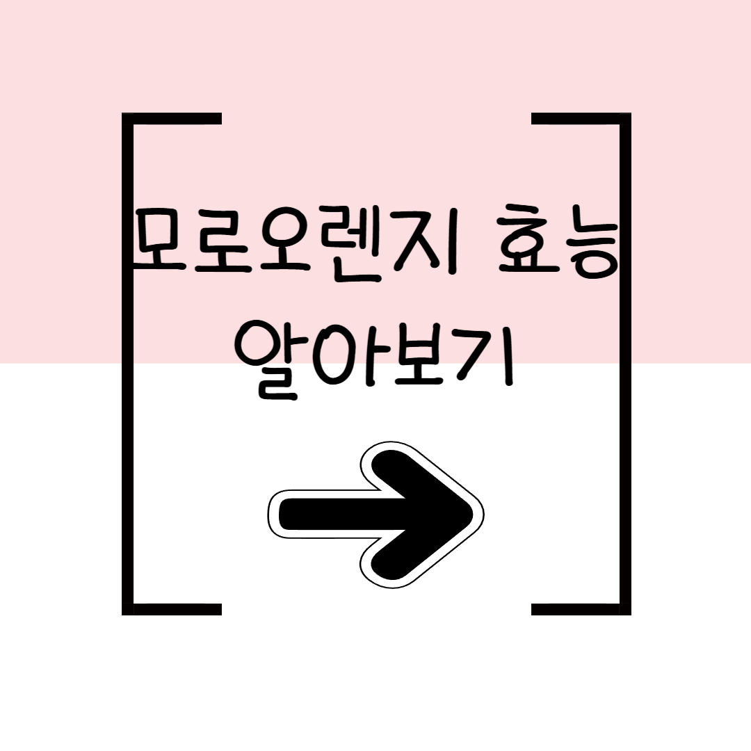 모로오렌지 효능