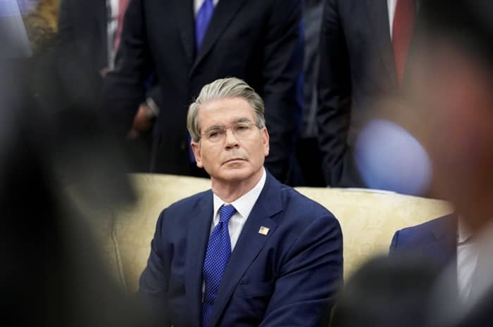 Treasury Secretary Scott Bessent has called himself ‘the nation’s top bond salesman.’ Photo: kent nishimura/Reuters