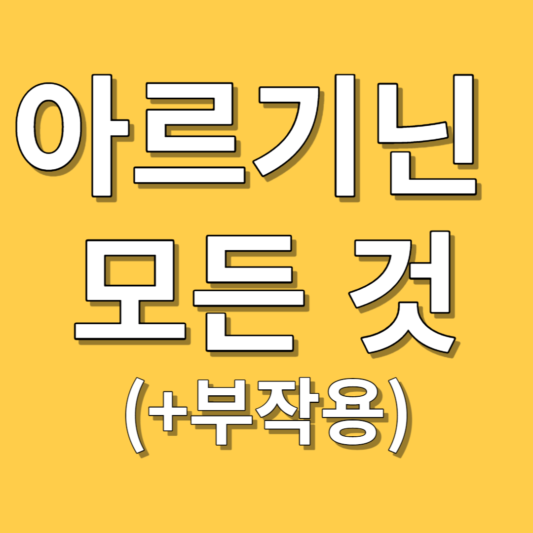 아르기닌 효능