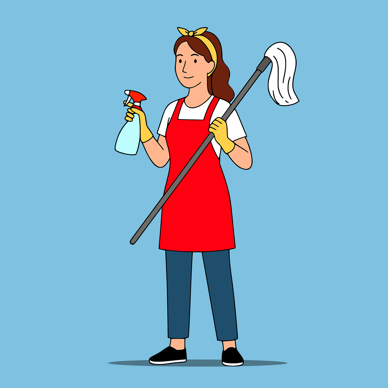 방충망 청소사진