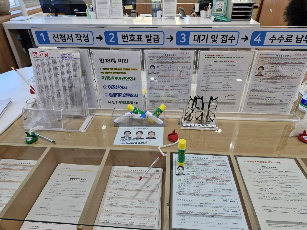 여권 발급 진행 순서