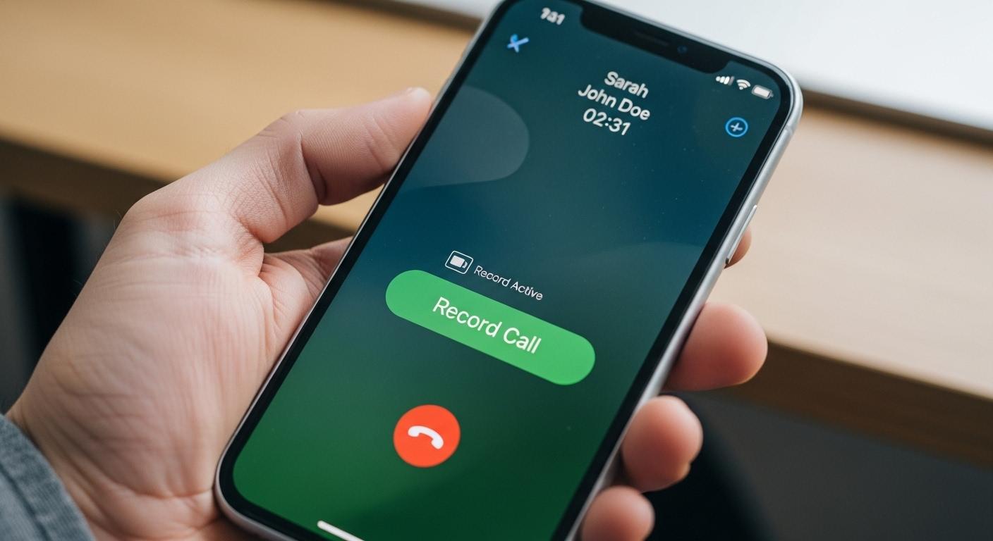 아이폰 통화녹음기능