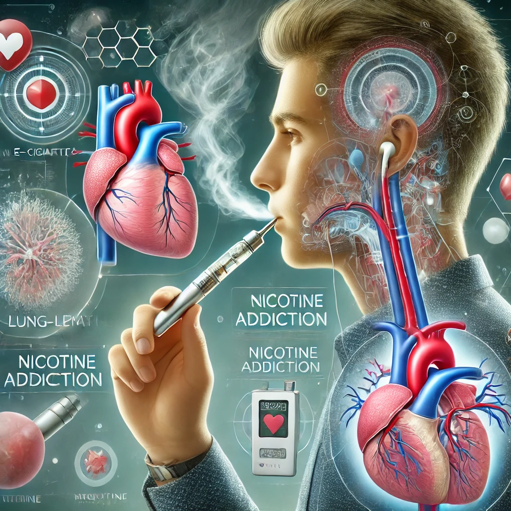 전자담배가 사용자의 폐, 심장, 혈관에 미치는 영향