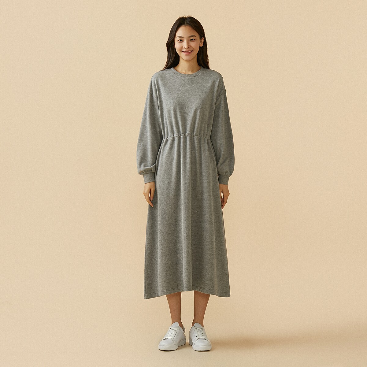 JAJU 자주 올데이 스웨트 원피스 J131401008011