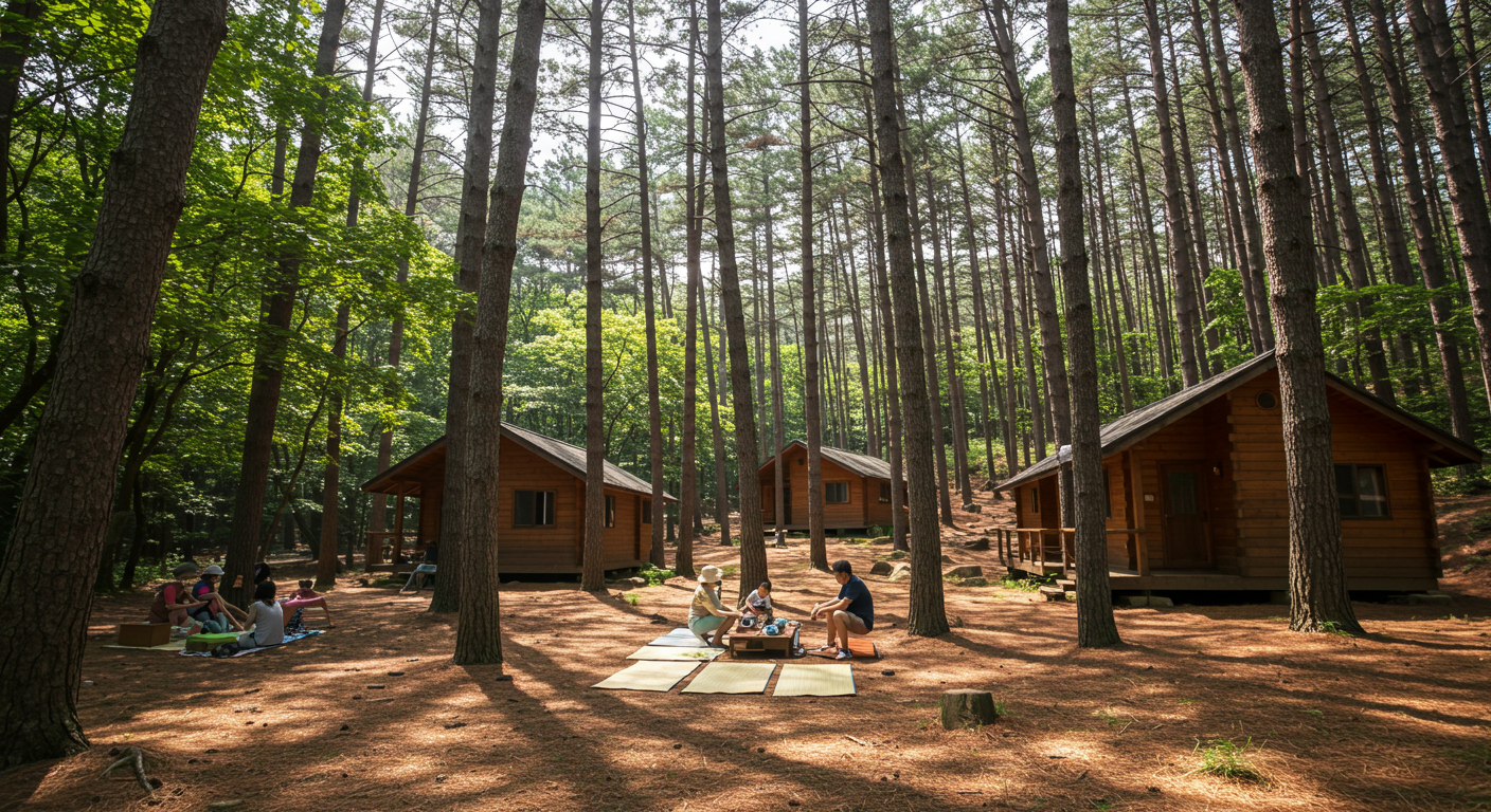 자연휴양림 전경