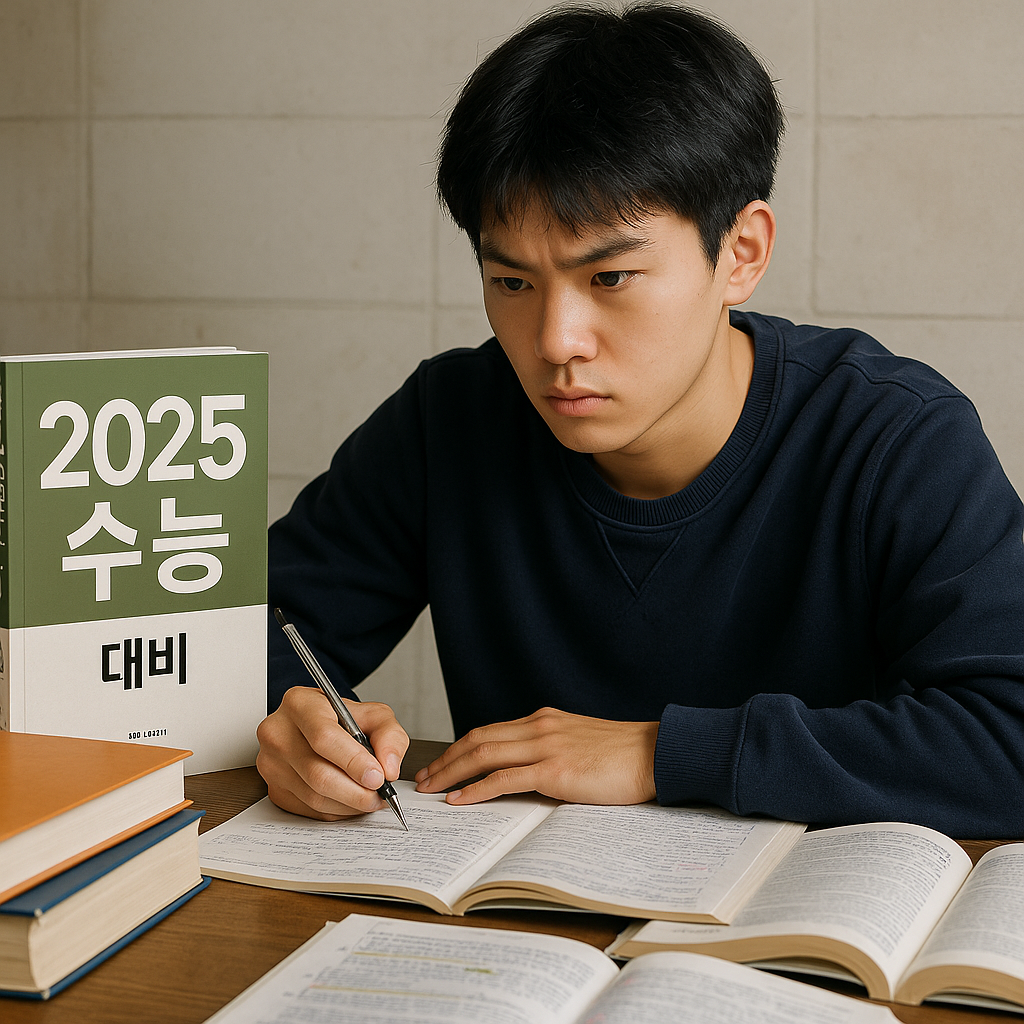 수능을 대비하는 학생