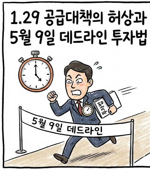 1.29 공급대책의 허상과 5월 9일 데드라인 투자법