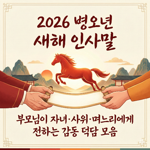 2026년 병오년 새해인사말