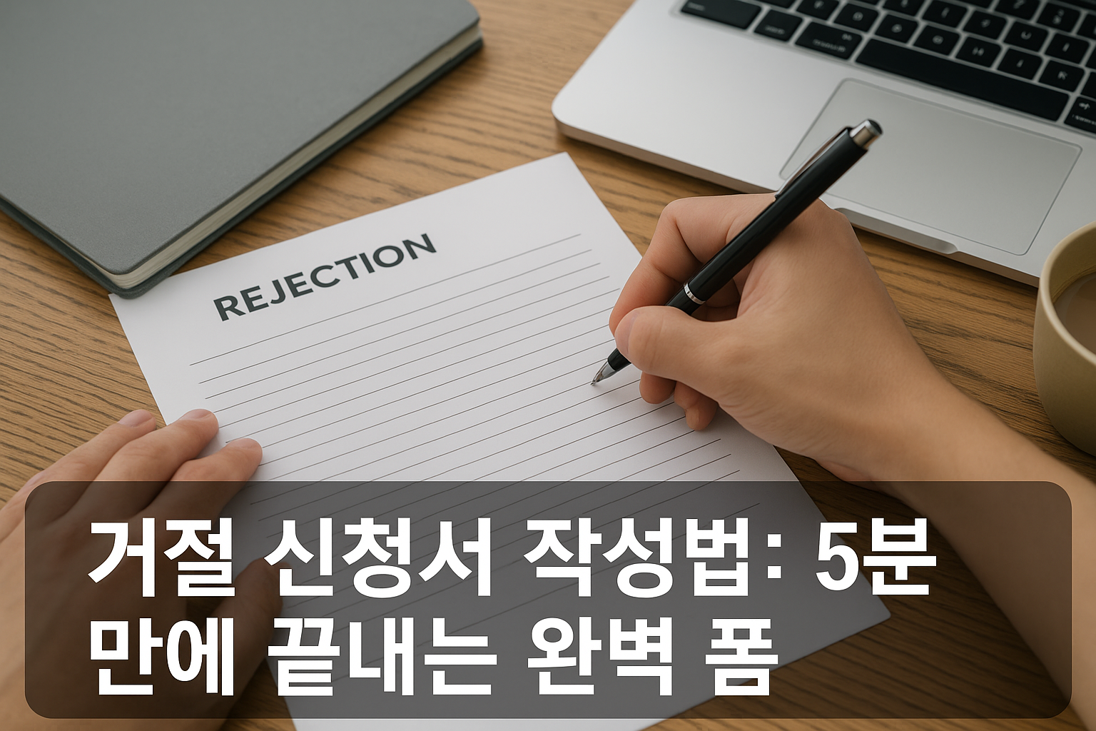 거절 신청서 작성법: 5분 만에 끝내는 완벽 폼 관련 이미지