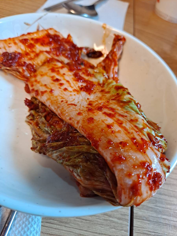 밀밭 배추 겉절이