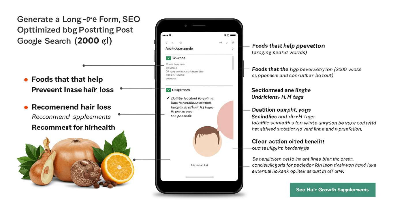 탈모에 좋은 음식, 탈모 유발 음식, 탈모 추천 영양제
