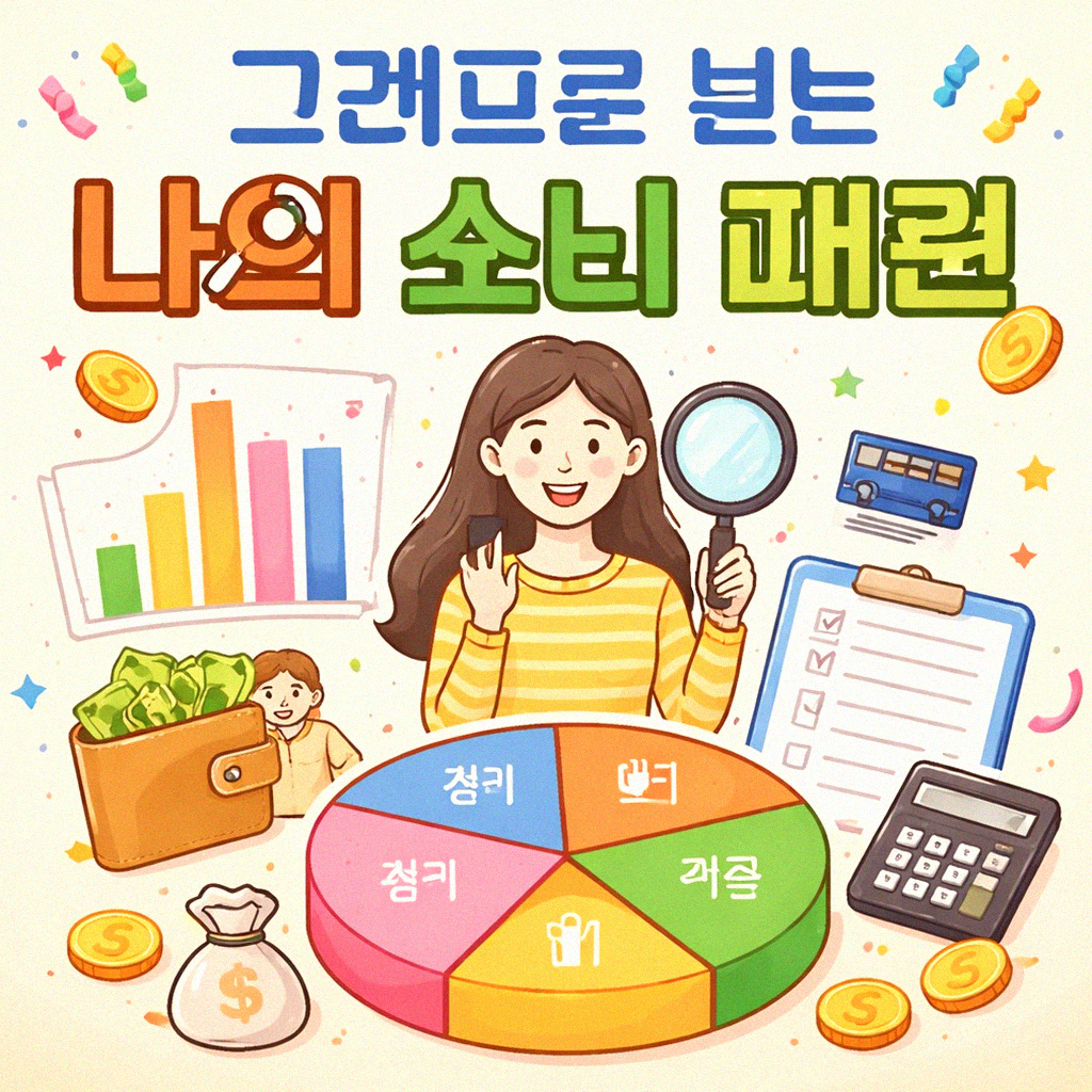 내 생활비, 그래프로 어떻게 보일까