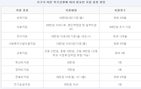 정부 긴급생계비 지원 신청 조건 알아보기