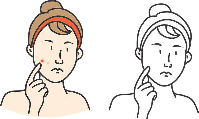 피부 트러블 관련 사진