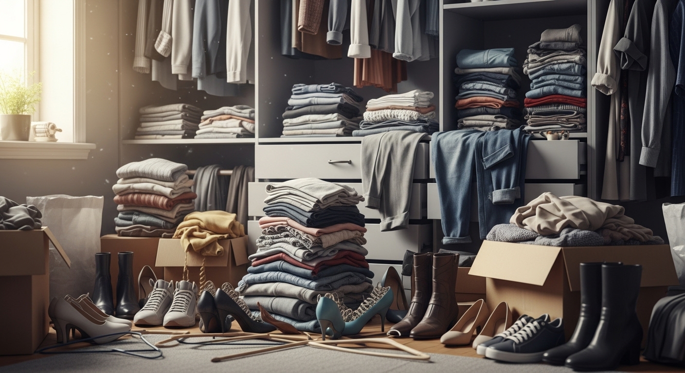 왜 옷장 정리가 어려운가?