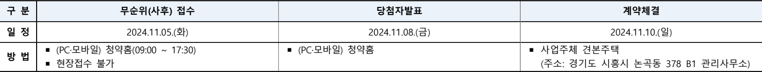 효성해링턴-플레이스-목감역-무순위8차-청약일정