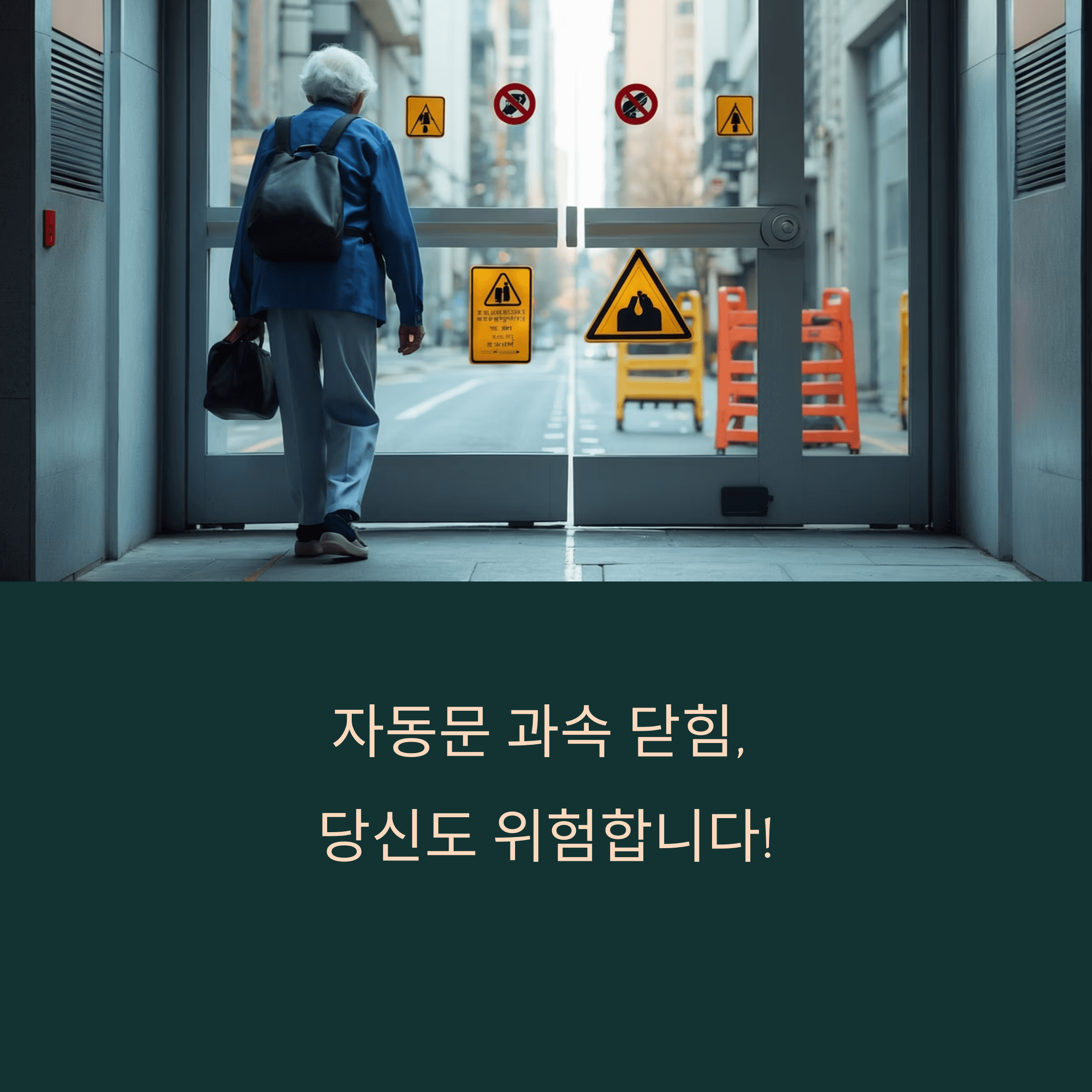 자동문 과속 닫힘 분석과 해결방법