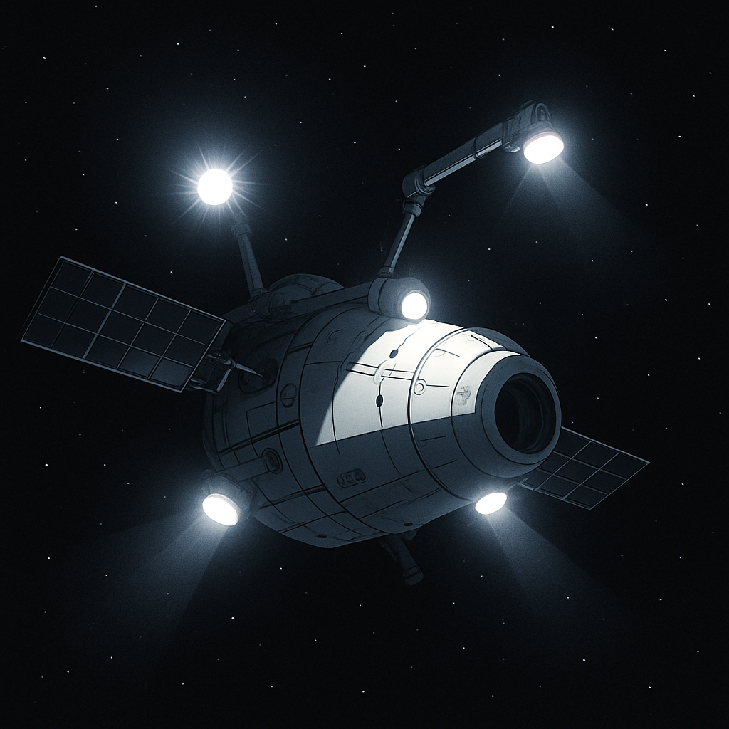 우주선의 외부 조명은 왜 대부분 백색으로 설계될까?