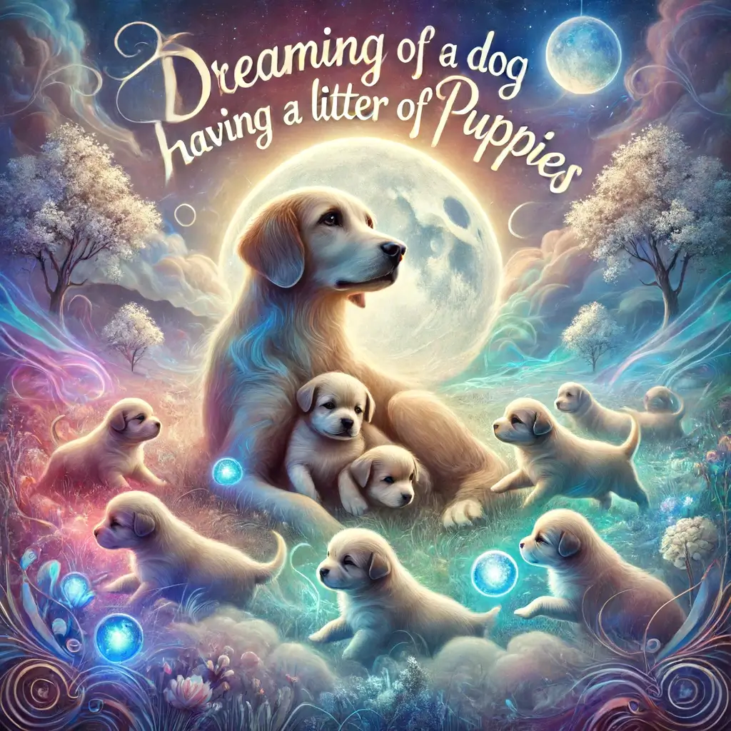 개가 새끼 낳는 꿈 해몽