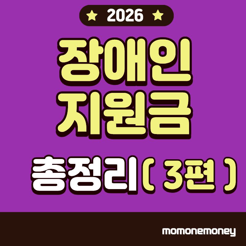 장애인 지원금 총정리3편 이미지