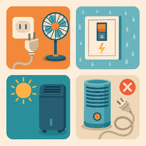 여름철 전기제품 안전 사용법 &ndash; 선풍기, 에어컨, 냉장고까지 체크!