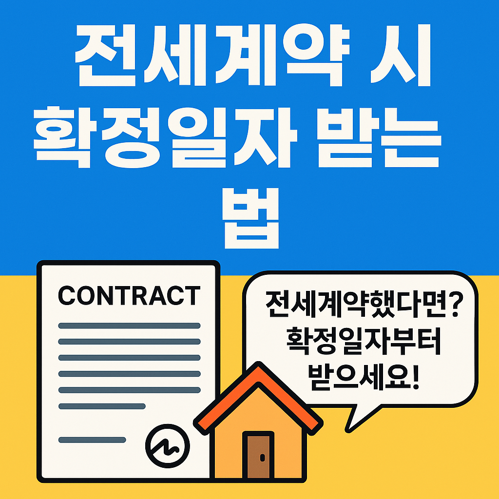 전세계약시 확정일자받는법