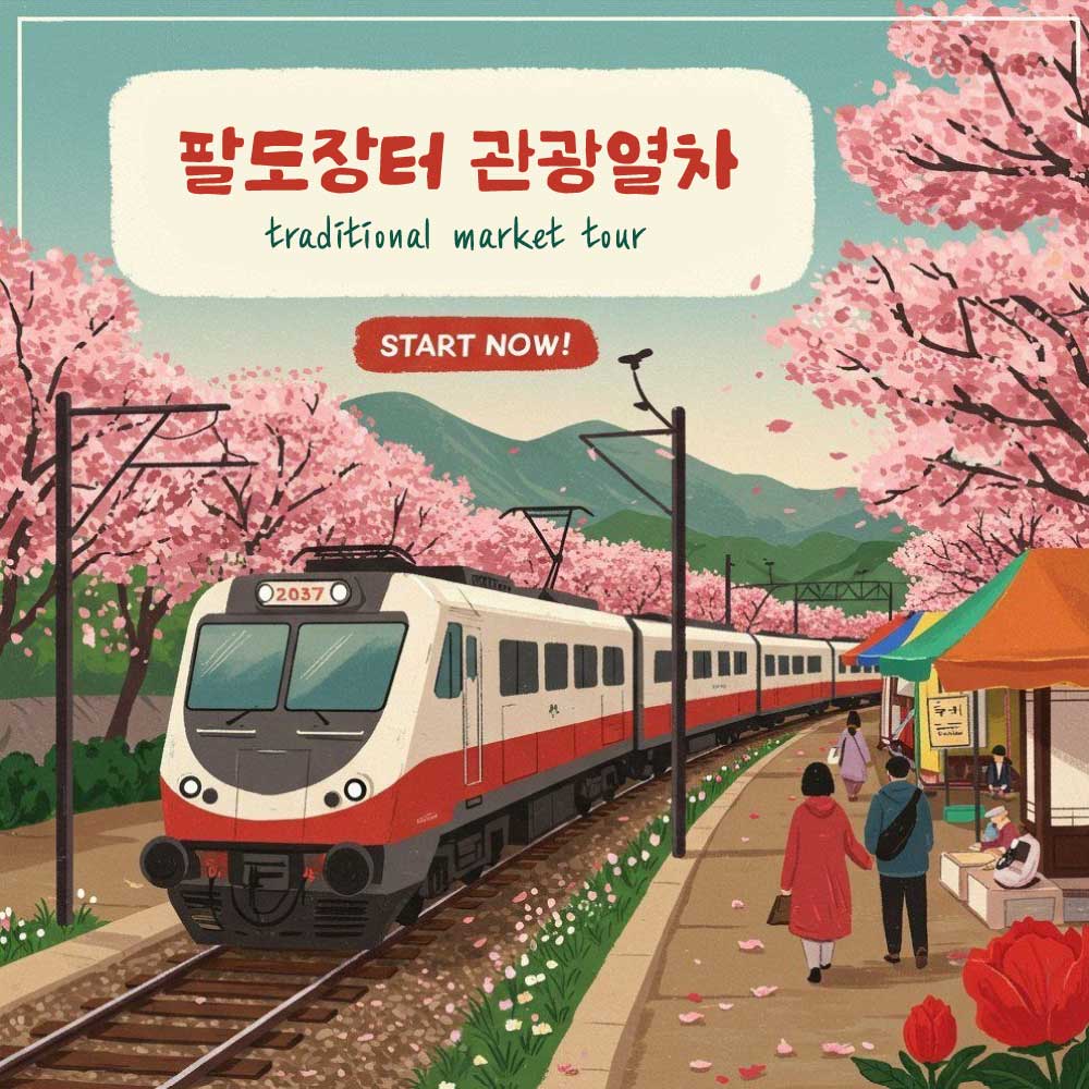 팔도장터 관광열차 운영