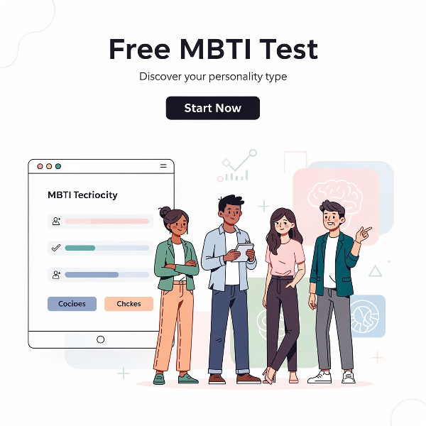 MBTI 무료 검사하기 이미지