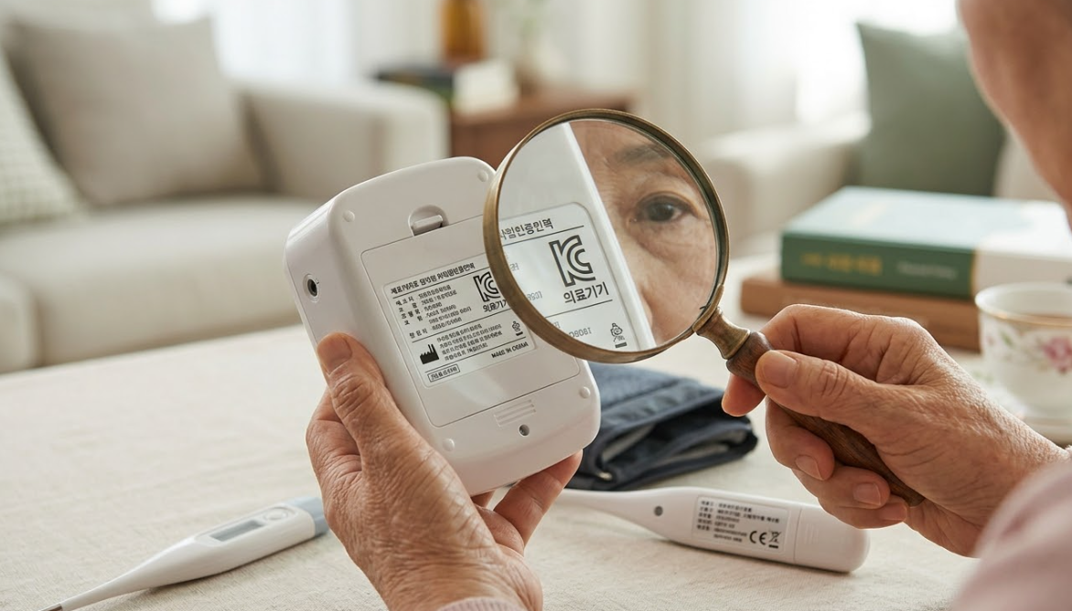 가정용 의료기기 구매 시 반드시 확인해야 할 식약처 인증 마크 확인