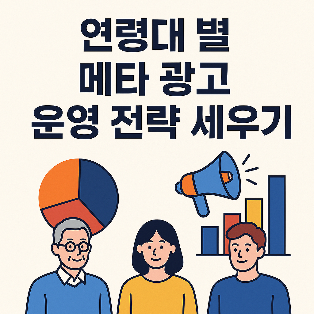 연령대 별 메타 광고 운영 전략 세우기