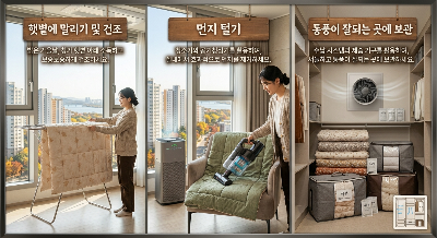 가을 이불 꺼내기 전 꼭 해야 할 일, 보관했던 침구 관리 방법