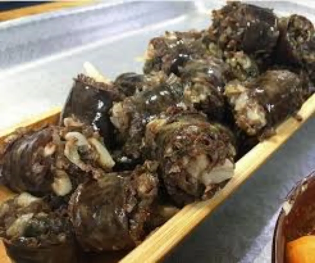 마늘 닭강정 만두 순대