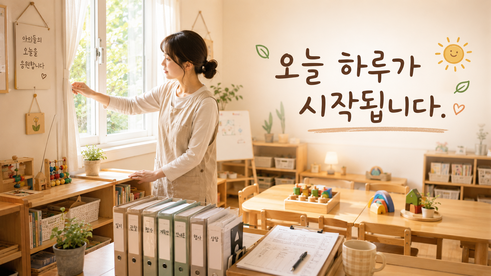오늘 하루가 시작됩니다
