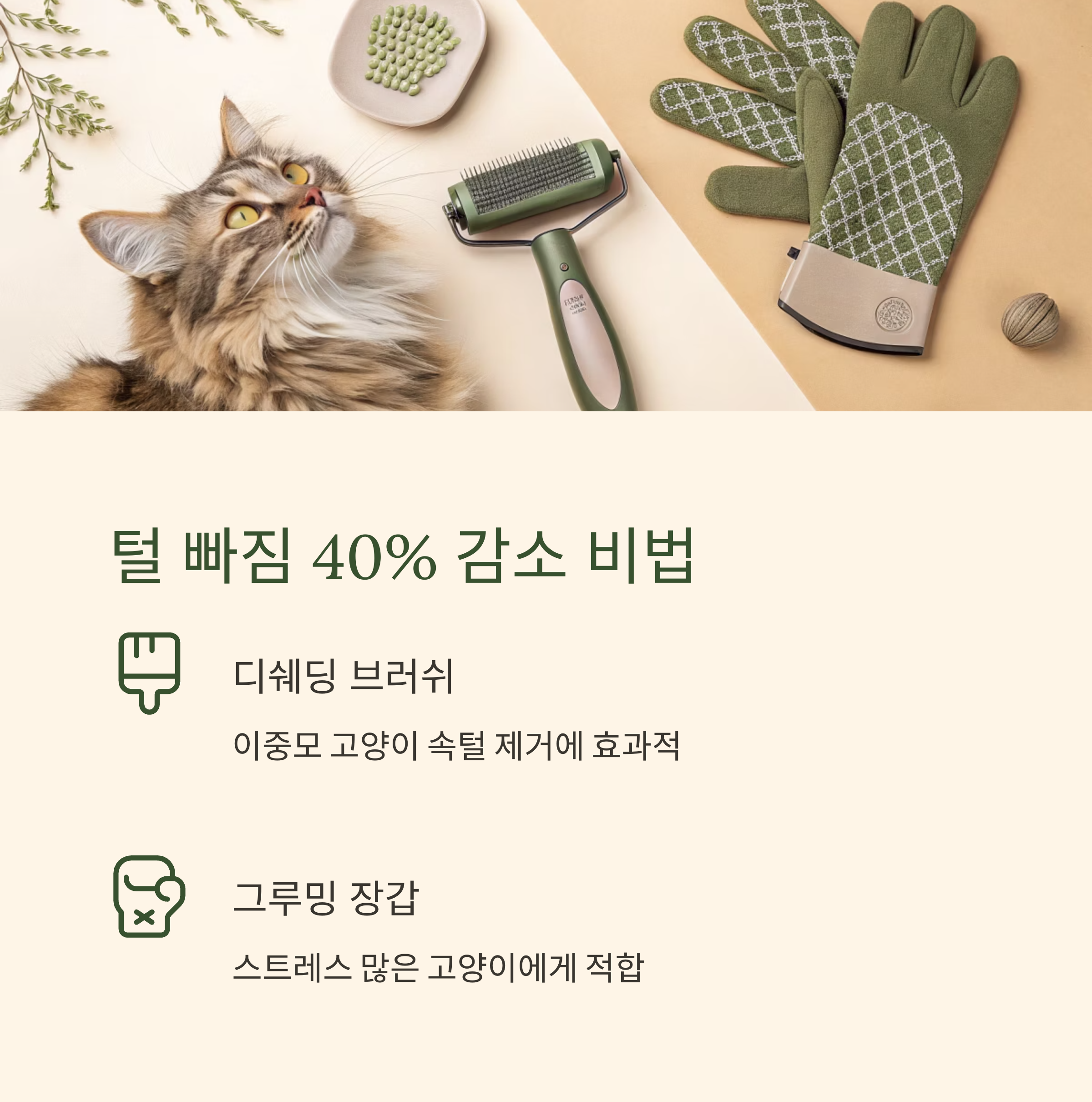 털 빠짐 40% 감소 비법