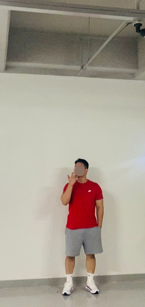 데일리룩(오뭘입)나이키 반팔 레드, 무탠다드 스웨트쇼츠 그레이, 나이키 크루삭스, 나이키에어맥스 97 화이트레드, 빈티지패션, 데일리룩, 남자데일리코디, 남자데일리패션, ootd