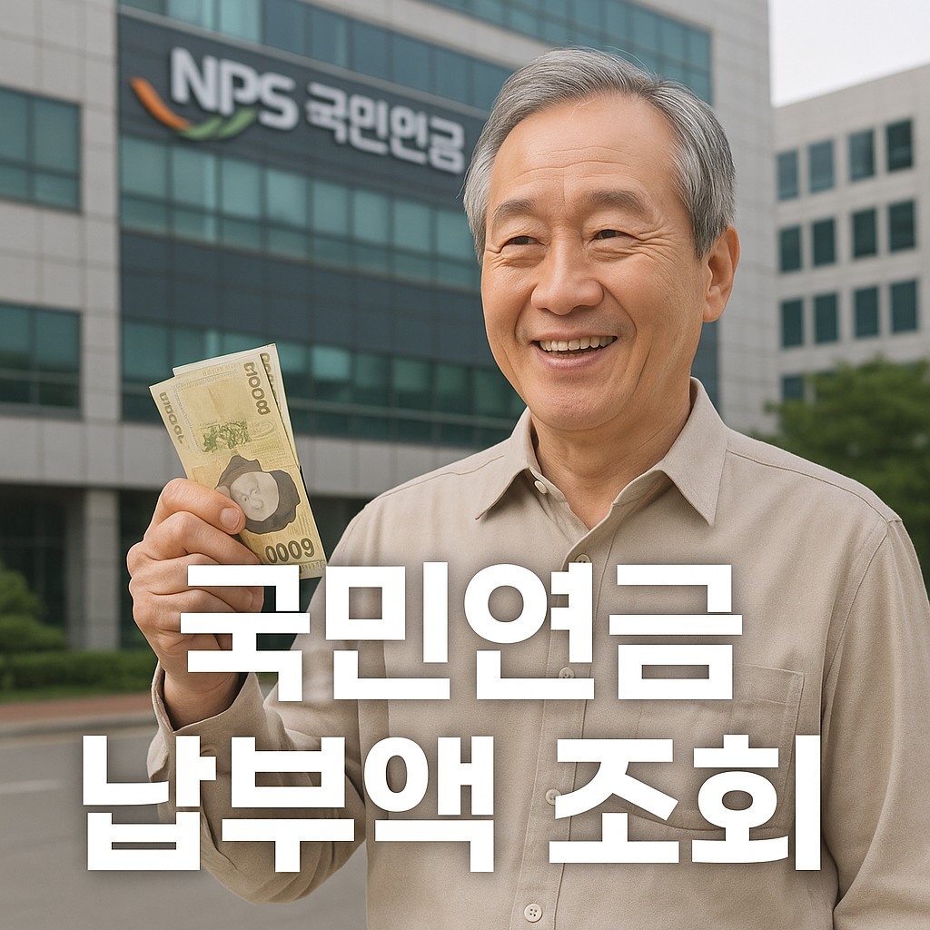 국민연금 납부액 조회