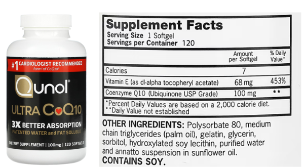 코엔자임 Q10 코큐텐 COQ10 영양제 심혈관 고혈압 스타틴 심장 에너지 미토콘드리아 유비퀴놀 유비퀴논 선택방법 제품추천