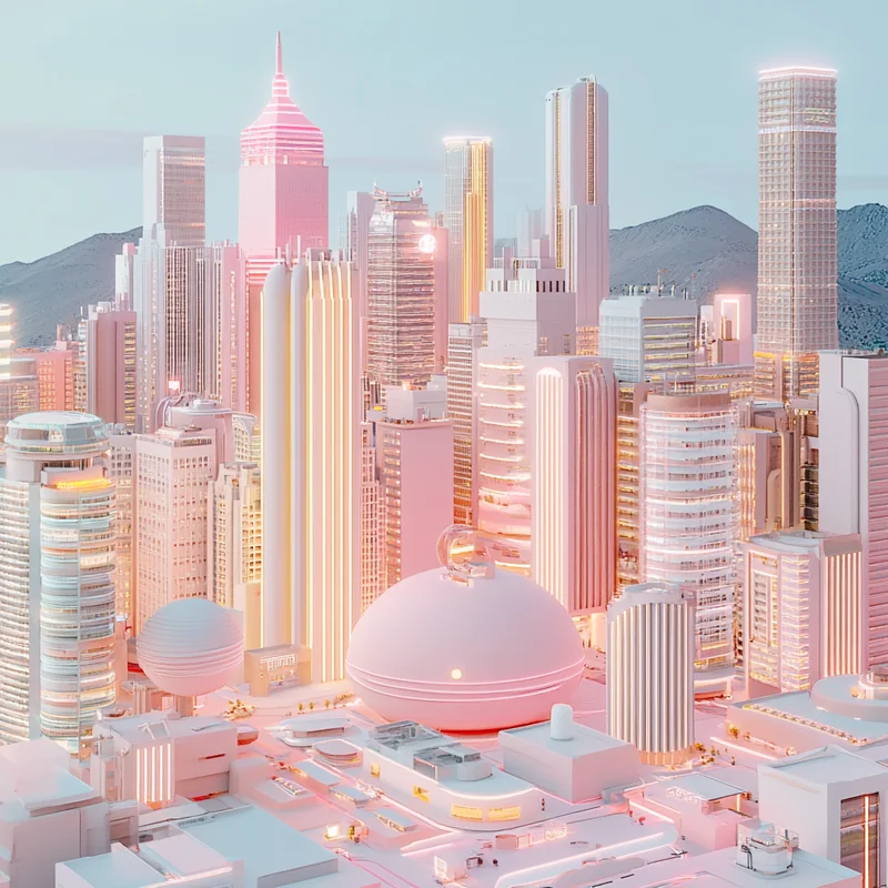 중국 혁신도시의 첨단 AI 기술과 연동된 ETF 연금 투자 전망을 시각적으로 전달하며, AI 산업 성장, 중국 테크 기업, 연금 ETF 트렌드가 결합된 미래 지향적인 정보를 제공합니다.