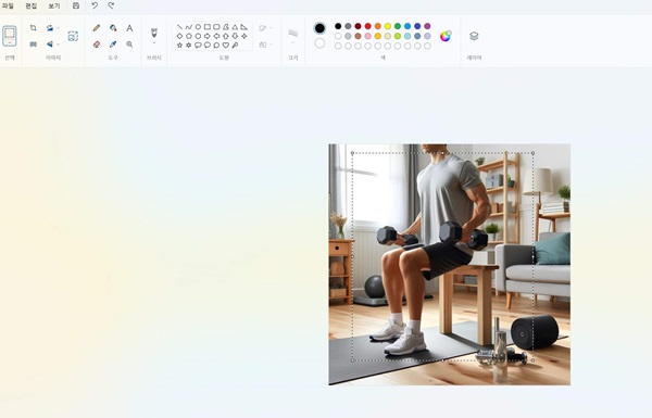 윈도우11 그림판 모자이크-2
