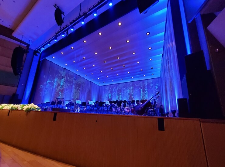 포은아트홀 무대