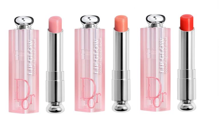 디올 립밤 3가지 색상 사진