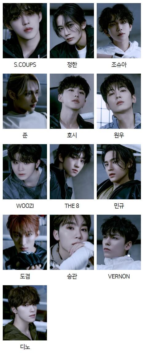 세븐틴멤버 소개