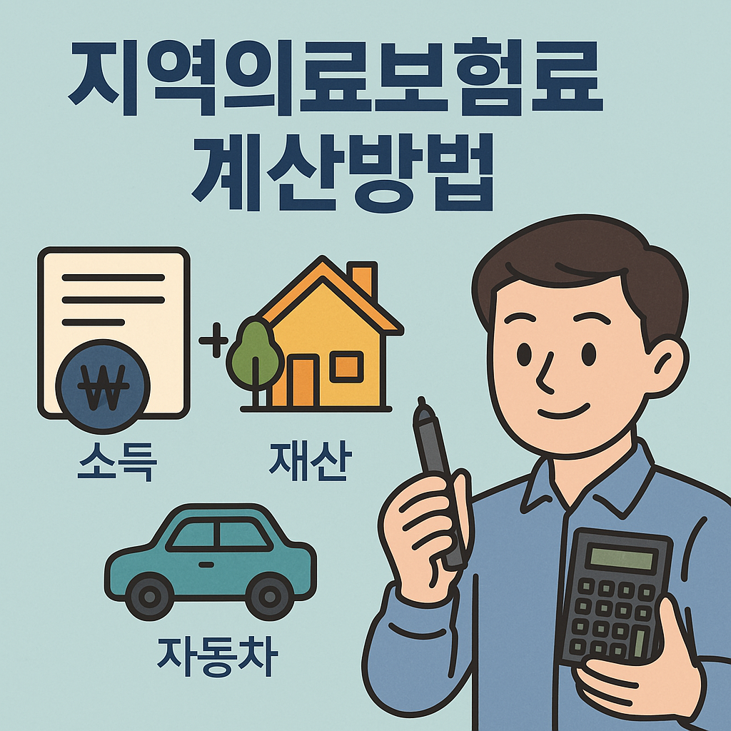 지역의료보험료 계산방법