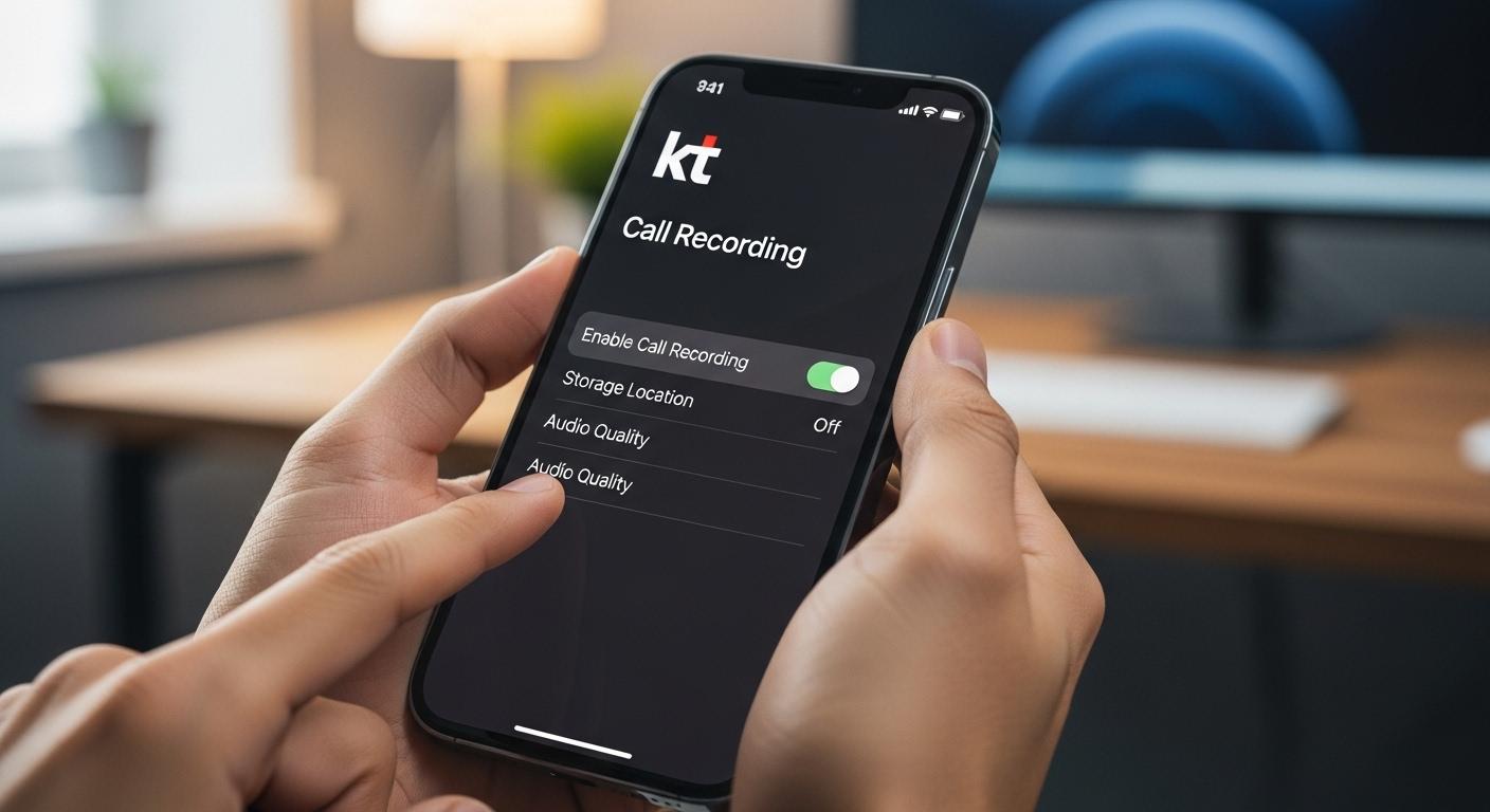 kt 아이폰 통화녹음 설정 방법