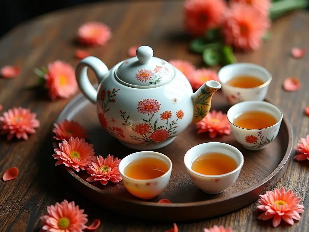 국화차