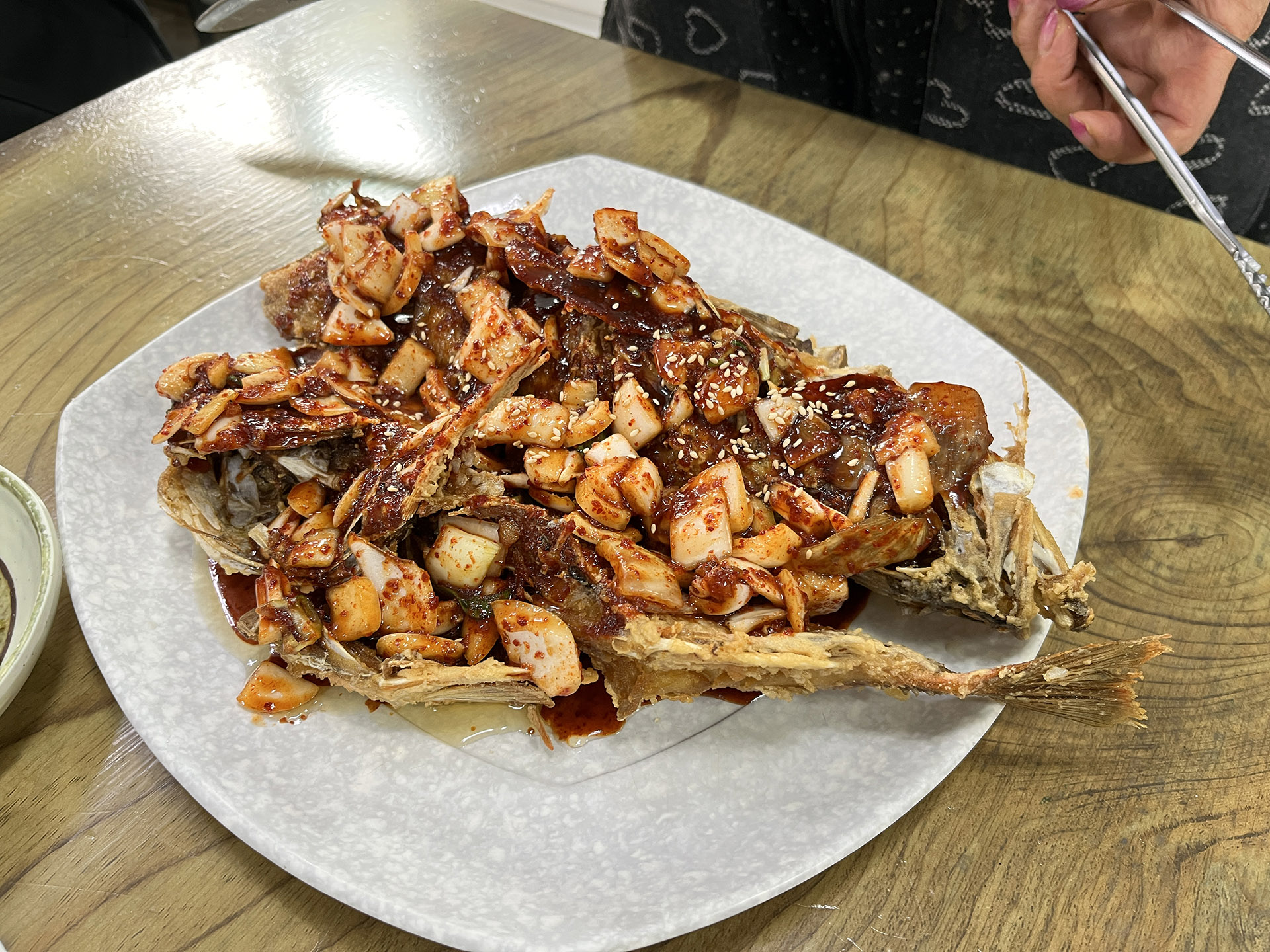 으뜨미 튀긴 우럭