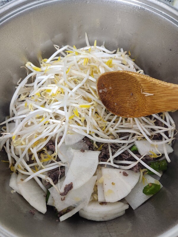 숙주 볶기
